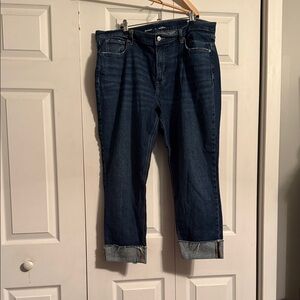 Old Navy Dark Blue Boyfriend Jeans